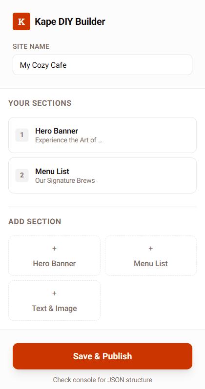 Mobile website preview